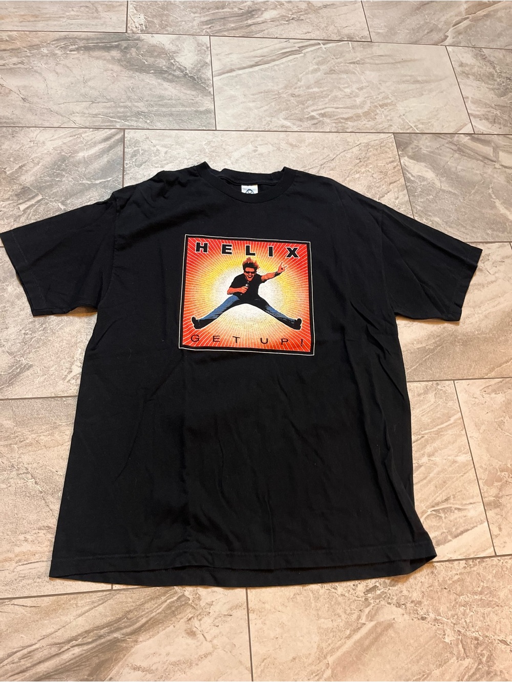 2000s Helix “Get Up” Canadian rock Tee